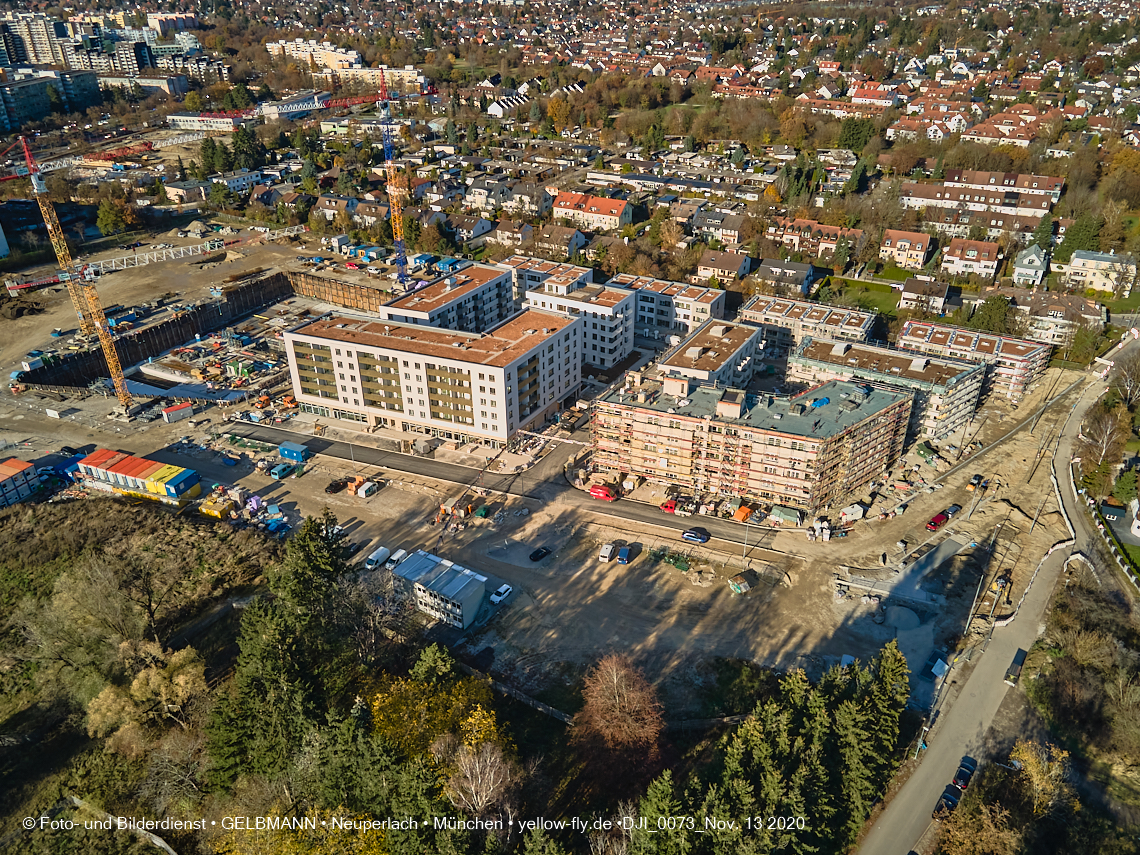 13.11.2020 - Piederstorfer Gelände und Alexisqaurtier am Karl-Marx-Ring in Neuperlach